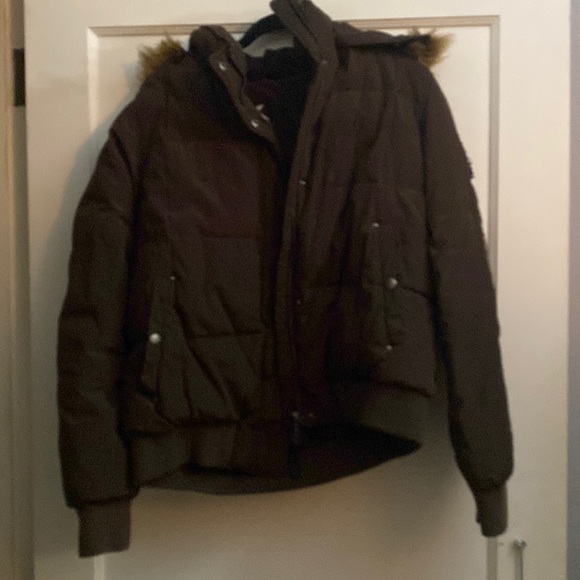 Zero exposur boarding company woman’s winter coat jacket size large brown - Picture 1 of 8
